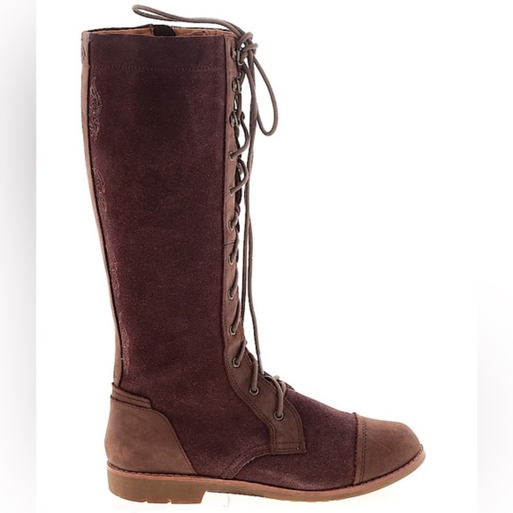 Olukai Kaila Tall Suede Boots Sz 7.5